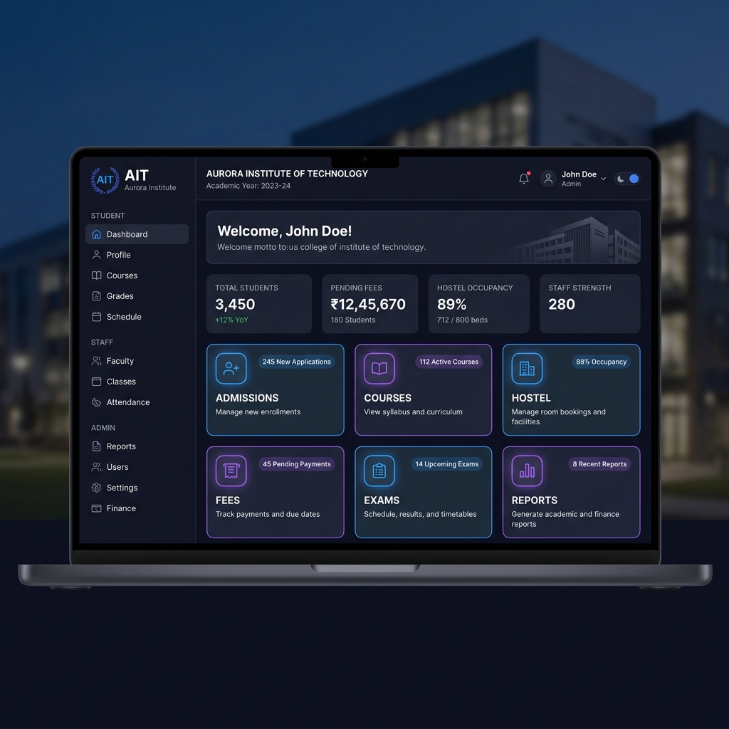 Student ERP Dashboard
